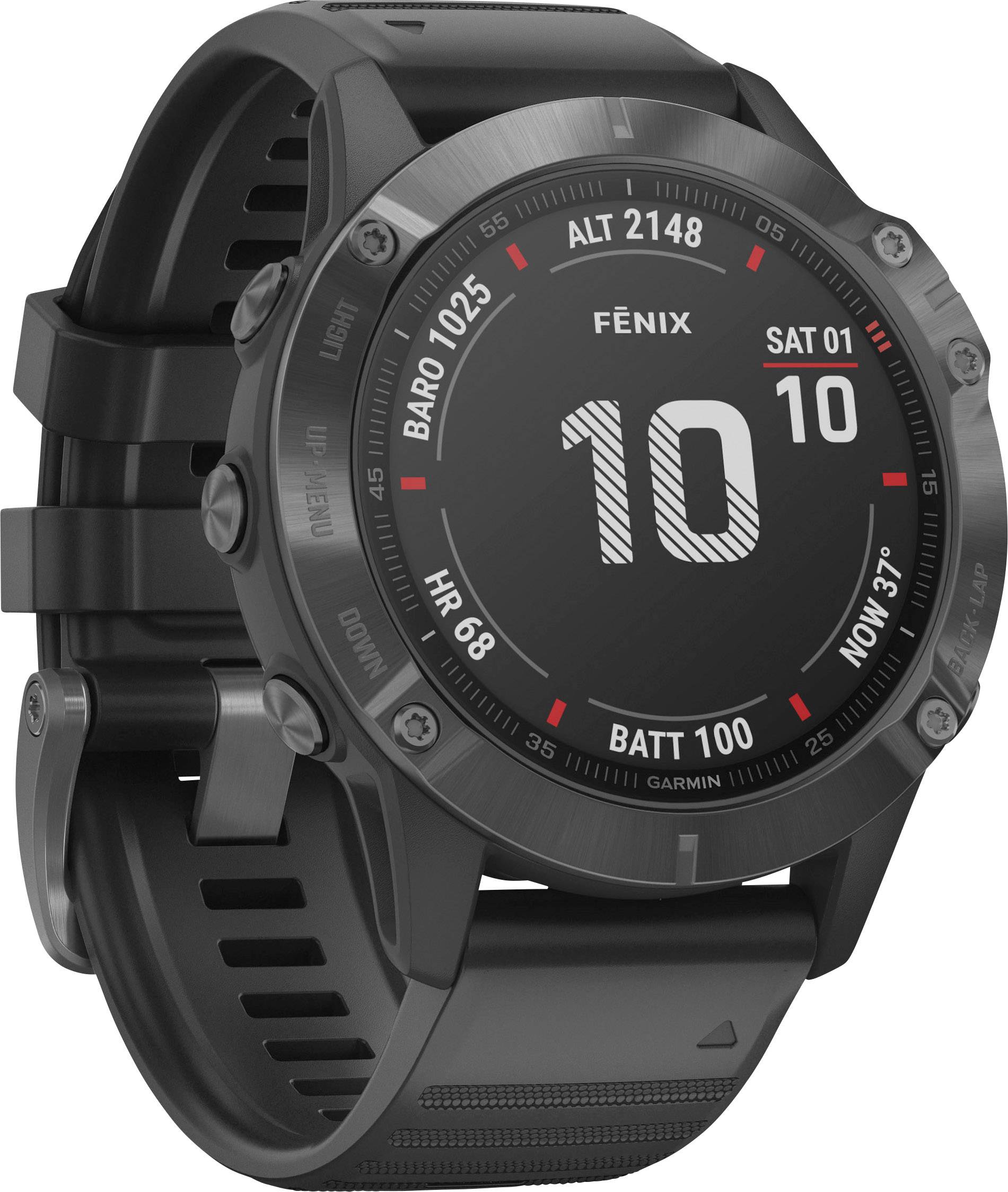 Garmin Fenix 6 Pro Smartwatch 47 Mm Black Conrad Com