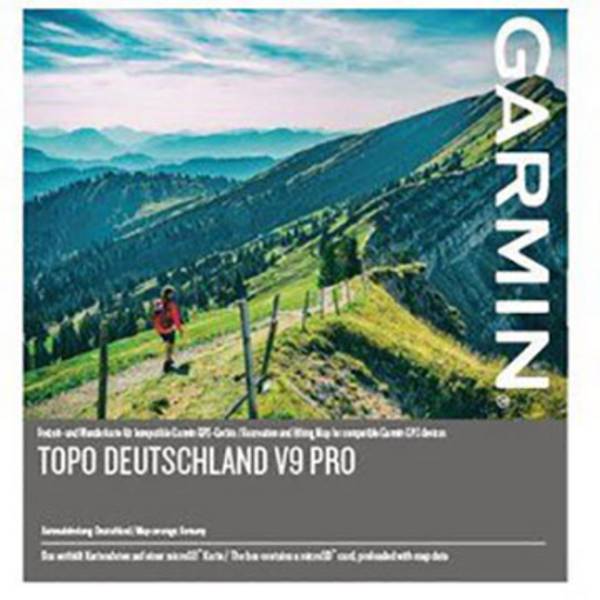 Garmin TOPO Germany v9 PRO Hiking map Cycling, Geocaching, Skiing, Hiking Germany