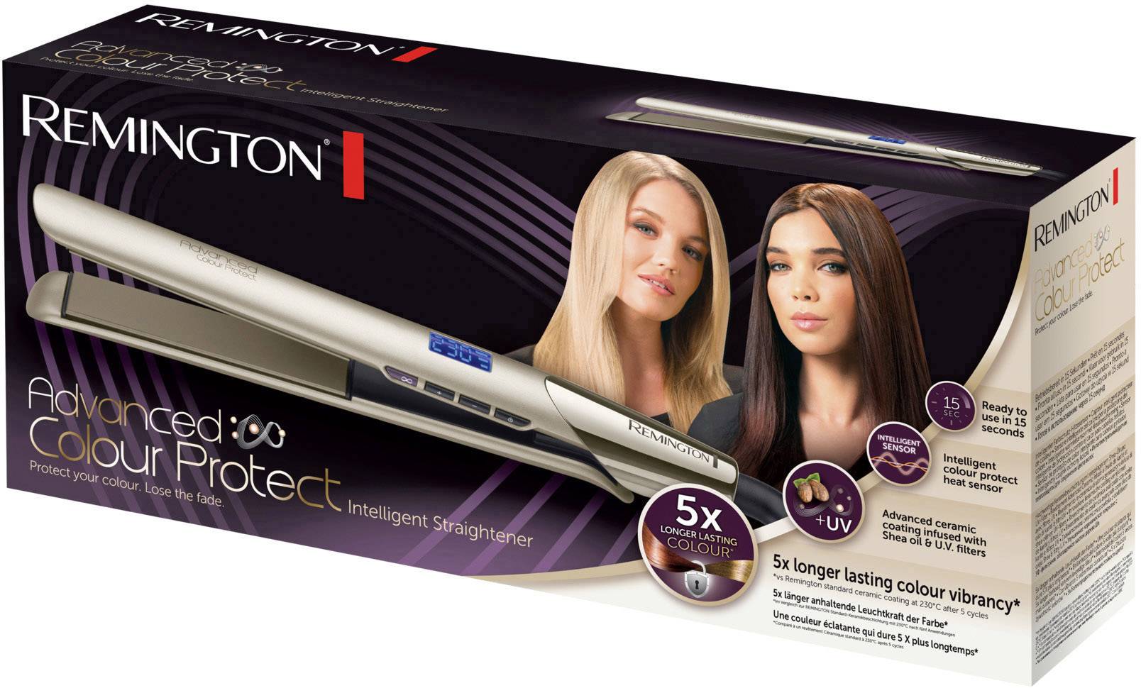 remington advanced colour protect straightener