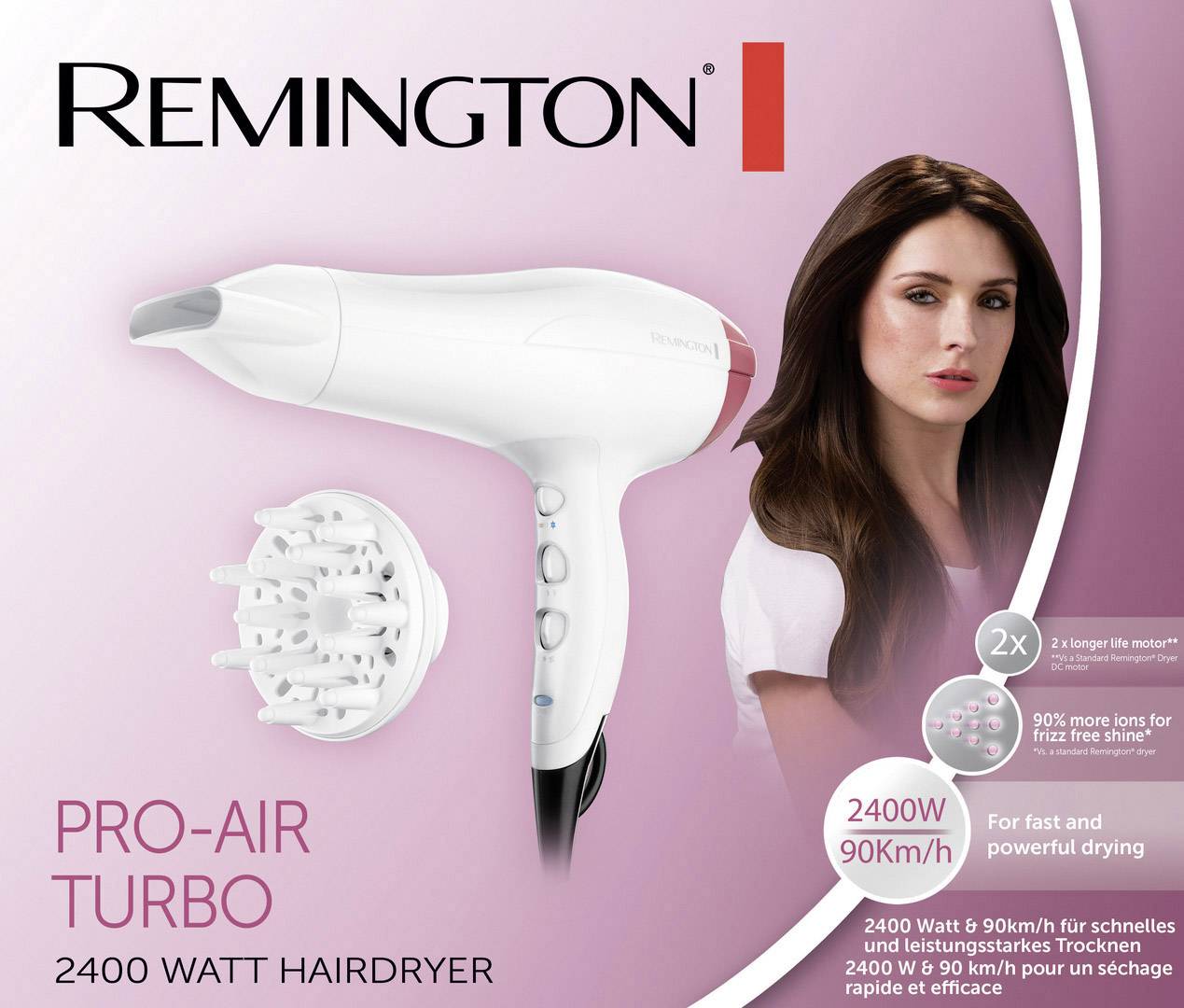 Remington D5226 Hair Dryer White Conrad Com