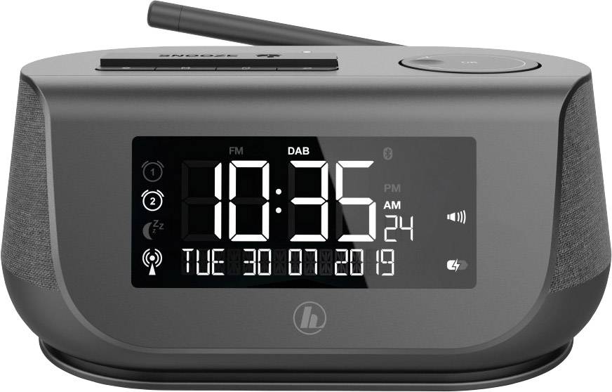 Hama DR36SBT Desk radio DAB+, FM AUX, Bluetooth, USB Spotify Black