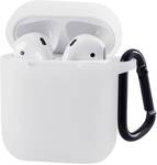 Protective cover for Apple AirPods (1./2. And pro), white transparent