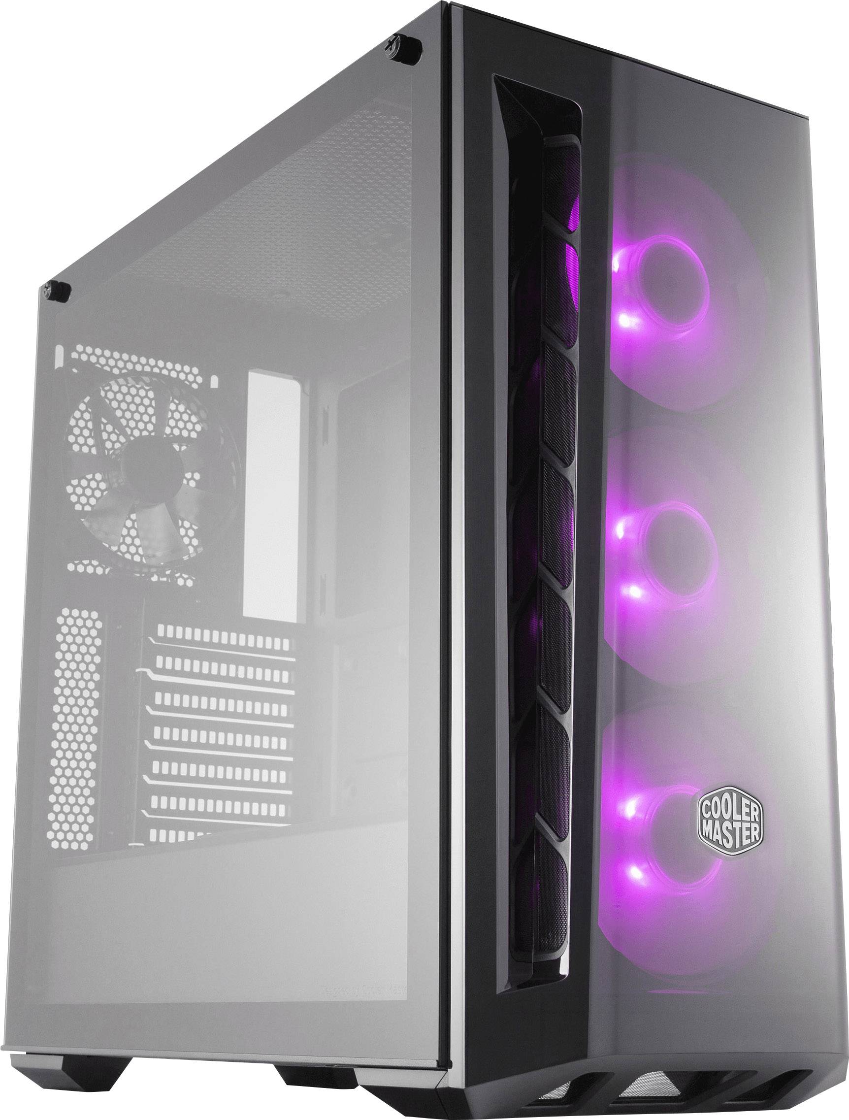 Prosper click to manage Cooler Master MasterBox MB520 RGB Midi tower PC casing Black 3 built-in LED  fans, Built-in fan, Built-in lighting, Windo | Conrad.com