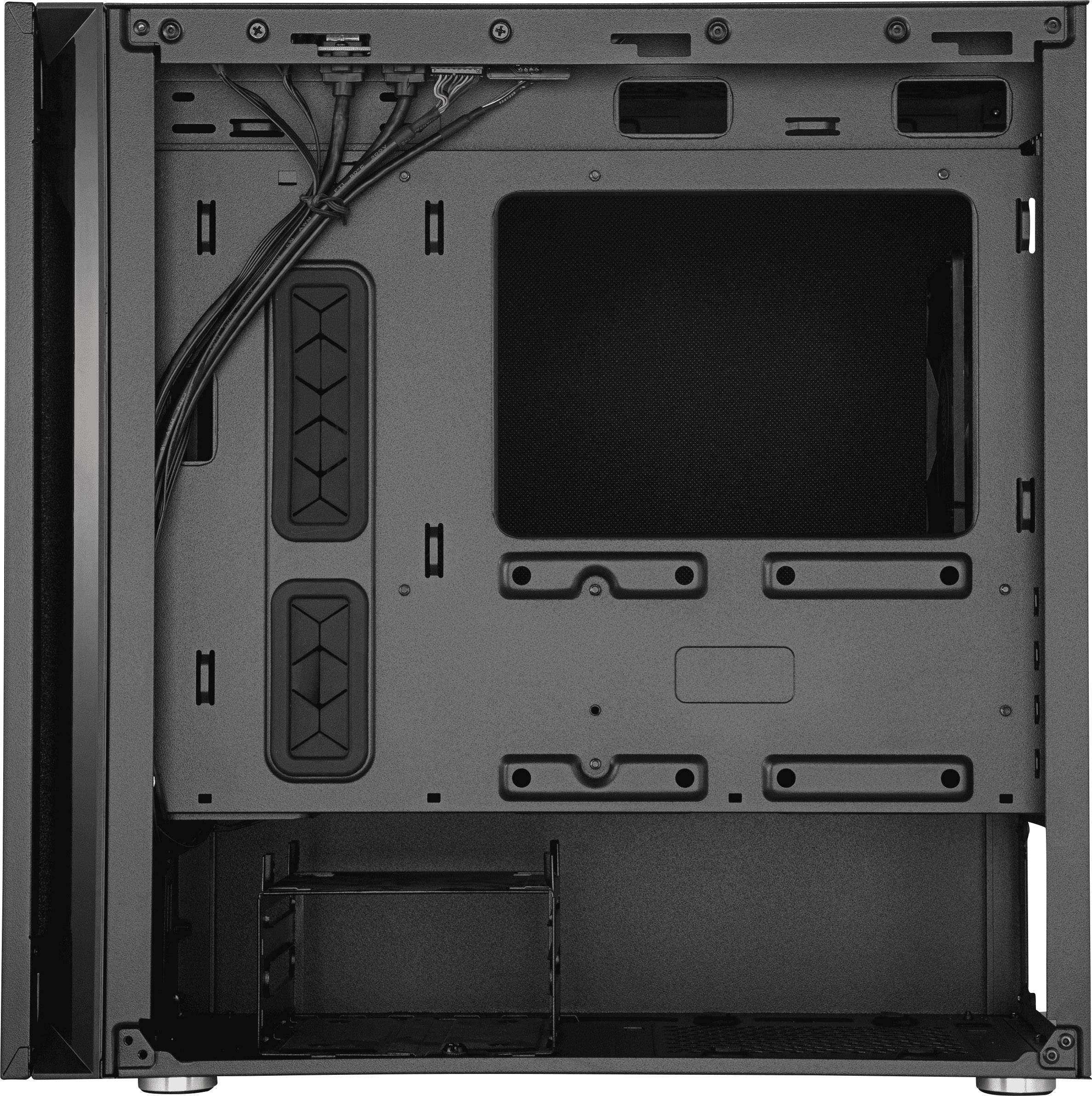 Cooler Master Silencio S400 TG Midi tower PC casing Black 2 built-in fans, Window, Dust filter, Insulated-4