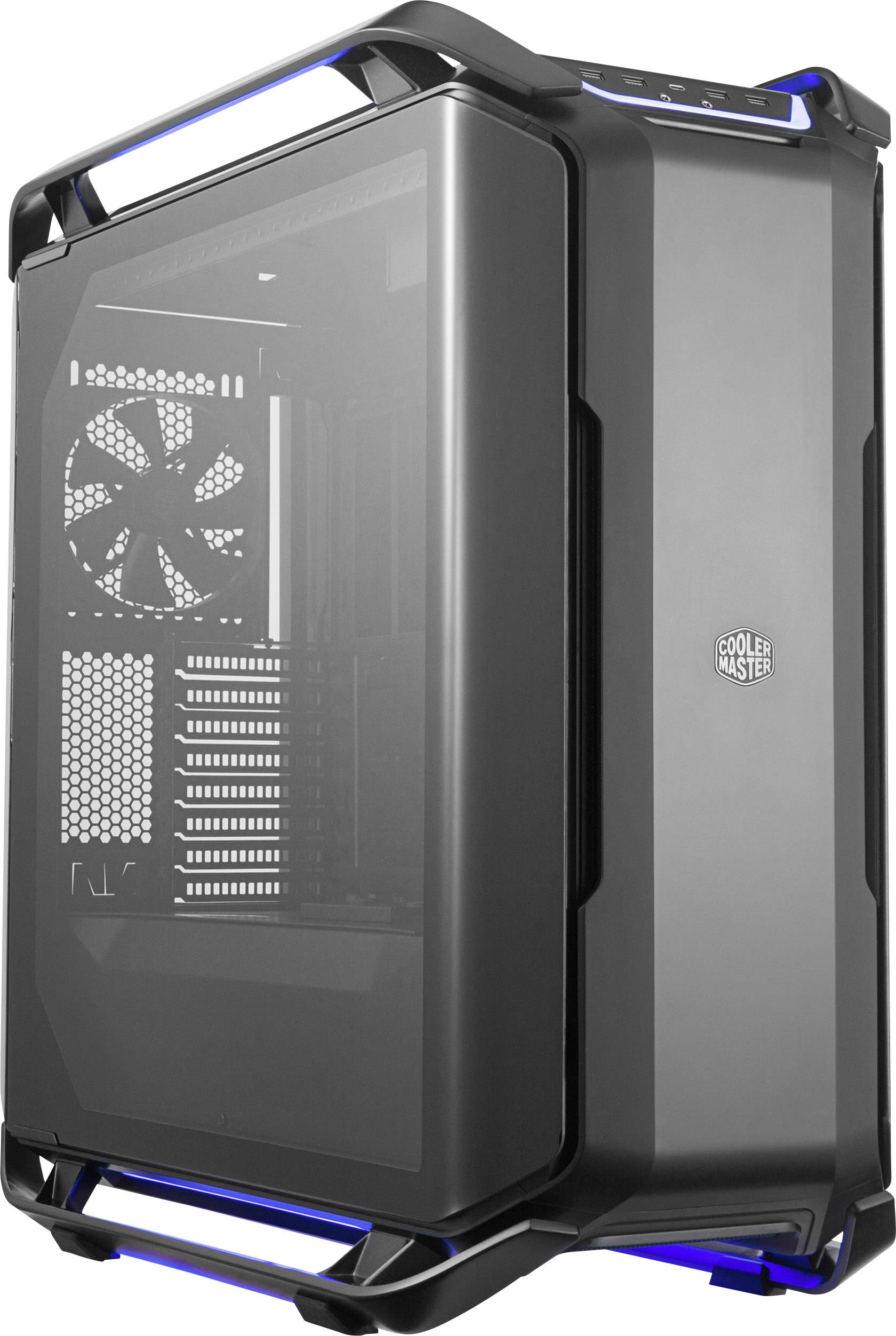 Cooler Master Cosmos C700P Full tower PC casing Black, Silver 3 built-in fans, Window, Dust filter