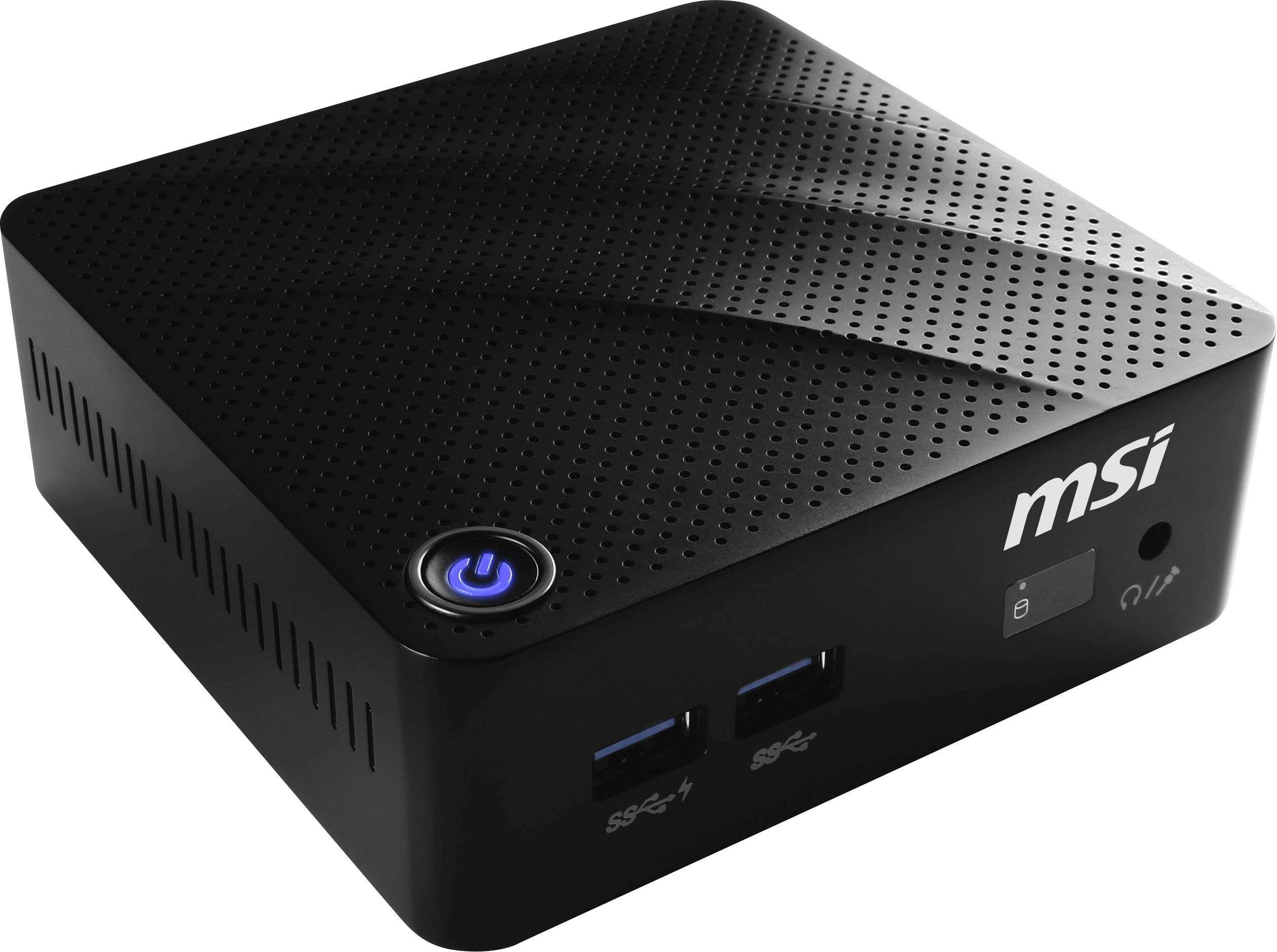MSI Cubi N 8GL-064 Mini PC Intel Celeron N4000 (2 x 1.1 GHz / max. 2.6 GHz) 4 GB RAM 64 GB SSD Win 10 Pro