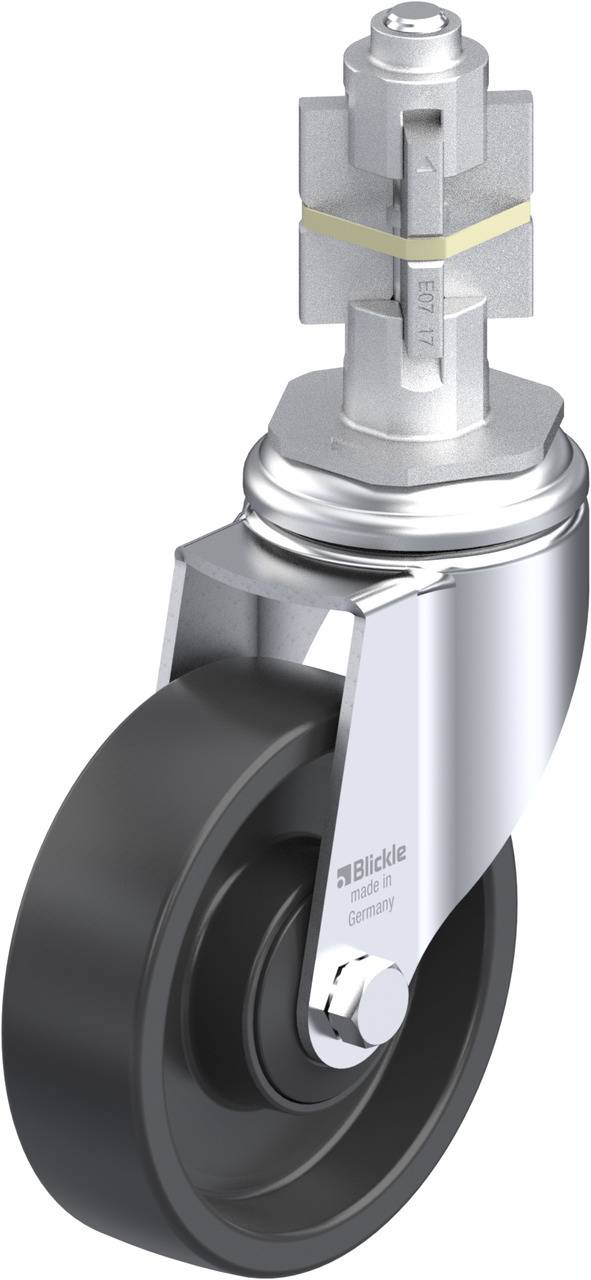 Blickle 738306 LKRA-POA 100K-11-E17 Swivel wheel Wheel diameter: 100 mm Load capacity (max.): 120 kg 1 pc(s)
