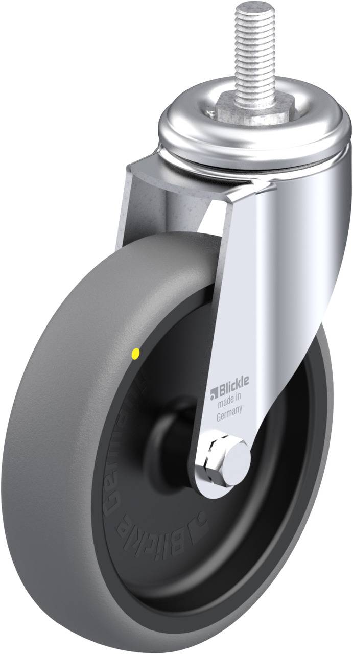 Blickle 741769 LKRA-TPA 126G-ELS-GS12 Swivel wheel Wheel diameter: 125 mm Load capacity (max.): 80 kg 1 pc(s)