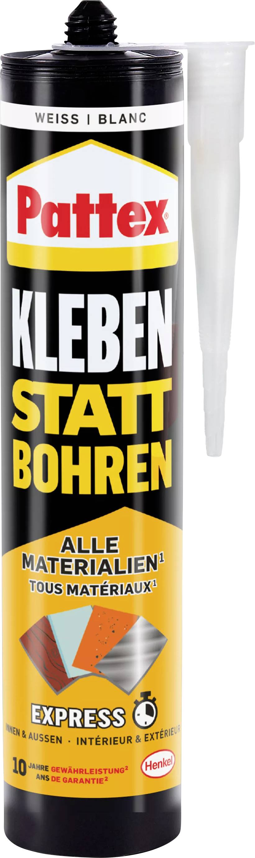 Pattex Kleben statt Bohren Express Adhesive sealant PKBEX 390 g