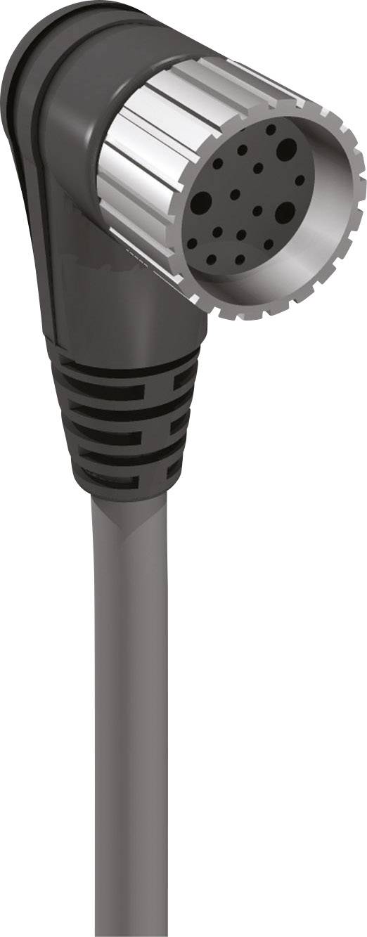 Black flexible shower head with silver accents and multiple jet openings.