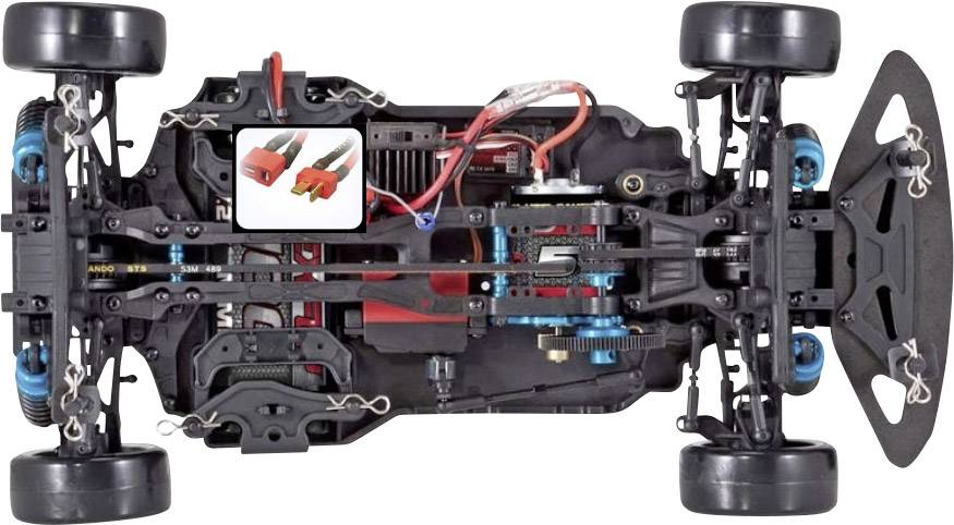 REDCAT Thunder Drift 1/10 Scale Brushed Electric Belt Drive OnRoad Car GUN METAL 