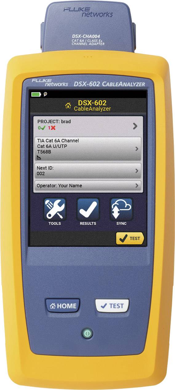 Cable tester 4956161 Fluke Networks DSX-602-NW INT Networks, Telecom