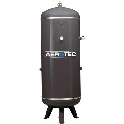 A large, upright compressed air tank with the 'Aerotec' inscription in white lettering on the front.