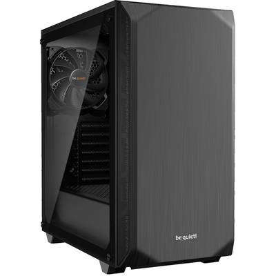 BeQuiet Pure Base 500 Windows Midi tower PC casing, Game console casing  Black 2 built-in fans, Window, Dust filter, Ins