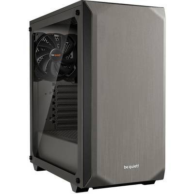 BeQuiet Pure Base 500 Windows Midi tower PC casing, Game console casing Metallic, Grey 2 built-in fans, Window, Dust fil-0
