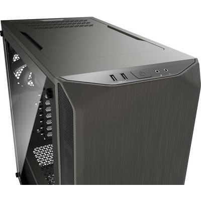 BeQuiet Pure Base 500 Windows Midi tower PC casing, Game console casing Metallic, Grey 2 built-in fans, Window, Dust fil-5
