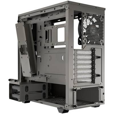 BeQuiet Pure Base 500 Windows Midi tower PC casing, Game console casing Metallic, Grey 2 built-in fans, Window, Dust fil-8