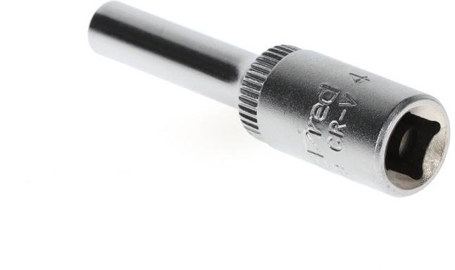 'Long-shanked socket wrench, metal, for screw connections.'