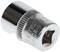 A silver socket adaptor with the engraving '12' and 'CR-V', suitable for tools used to fasten or remove screws.