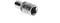 A silver socket key attachment with fluting and embossed labelling on the side. Primarily used for tools.