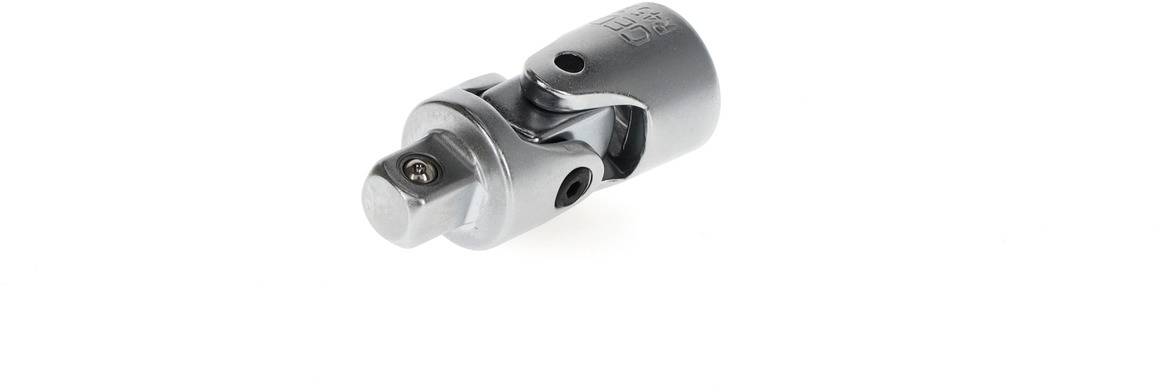 A silver universal joint for ratchets, primarily used in the automotive sector for flexible screw applications.