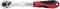 Ring spanner with red and black handle, GEDORE brand.