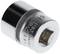 Metallic socket with stamped size '19', a gleaming finish and a ridged edge for improved grip.