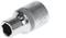 A hexagonal metal socket with the size '10' printed on it. Used for tightening screws and nuts.