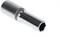 'Silver hexagonal stud nut, with a ribbed handle for improved grip, size 12.'