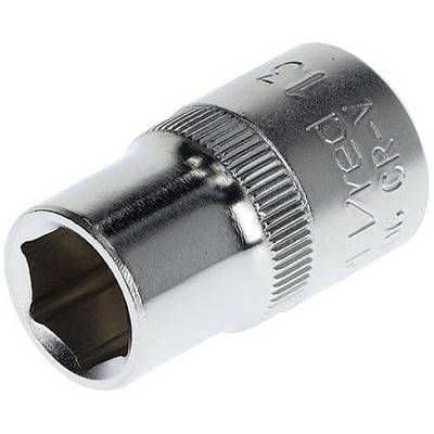 Metallic hexagonal socket, suitable for tools used to tighten and loosen screws and nuts.