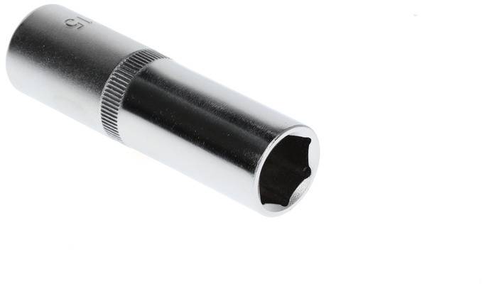 A silver wing nut, often used for ratchets, rests on a white background.