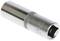 Metal spanner with a round handle and square opening. Ideal for tightening or loosening screws and nuts.