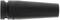 A black, cone-shaped metal tool with printed numbers is seen from the side.