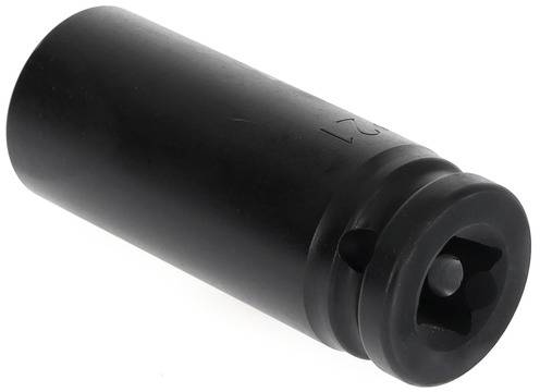 A black, cylindrical metal component with a round hole on one side, likely a tool attachment.