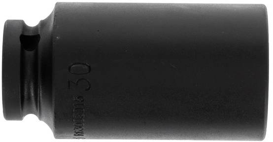 A black, cylindrical metal base with the inscription '30' and a lateral groove at the top, possibly a tool attachment.