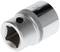 A silver castellated nut with a toothed edge, suitable for use with a socket key or ratchet.