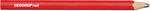 Craftsman pencil L.175mm oval red 12Stk.