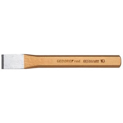 Chisel with a metallic tip and handle, which reads 'GEDORE red GERMANY'