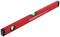 Red spirit level by GEDORE/Red with two integrated vials for precise alignment.