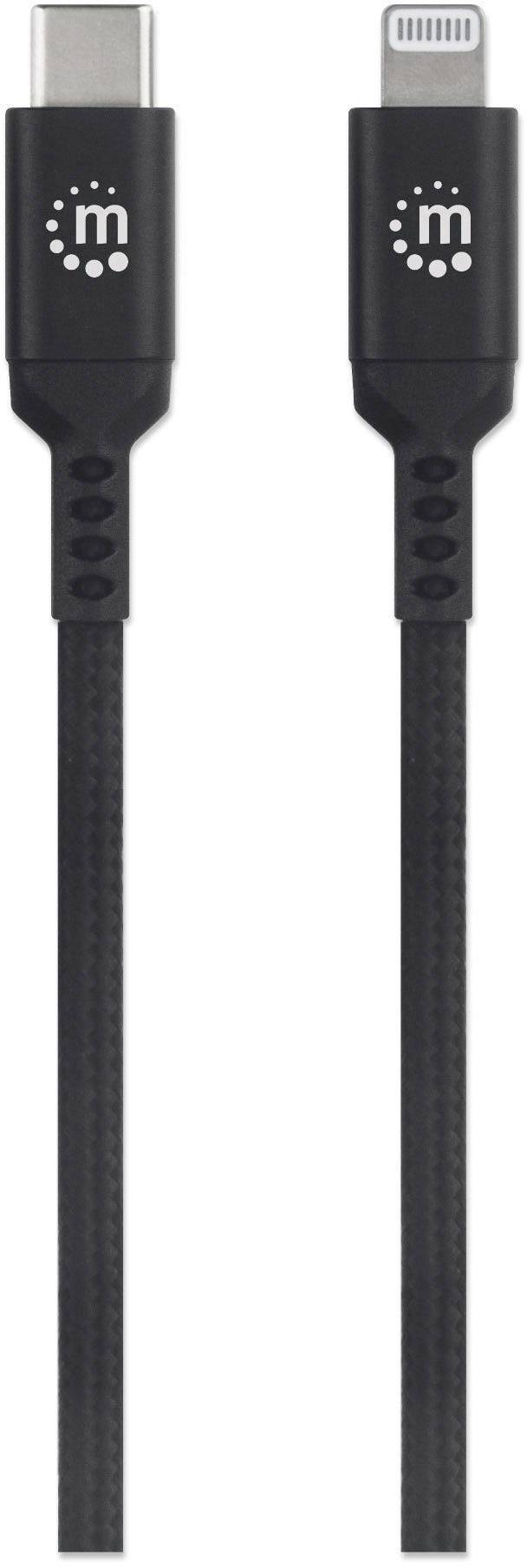 Manhattan USB cable 0.50 m Black 394192-1