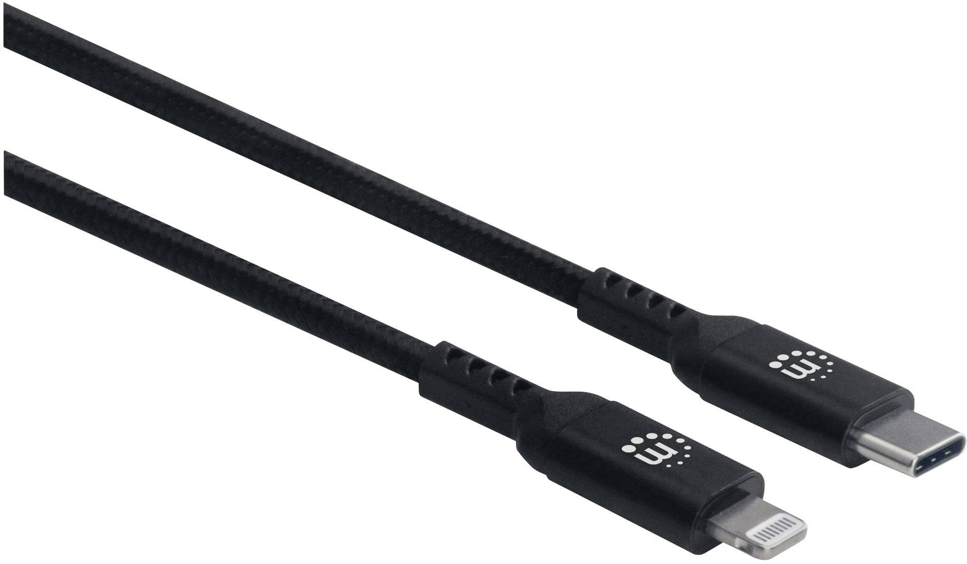 Manhattan USB cable 0.50 m Black 394192-3