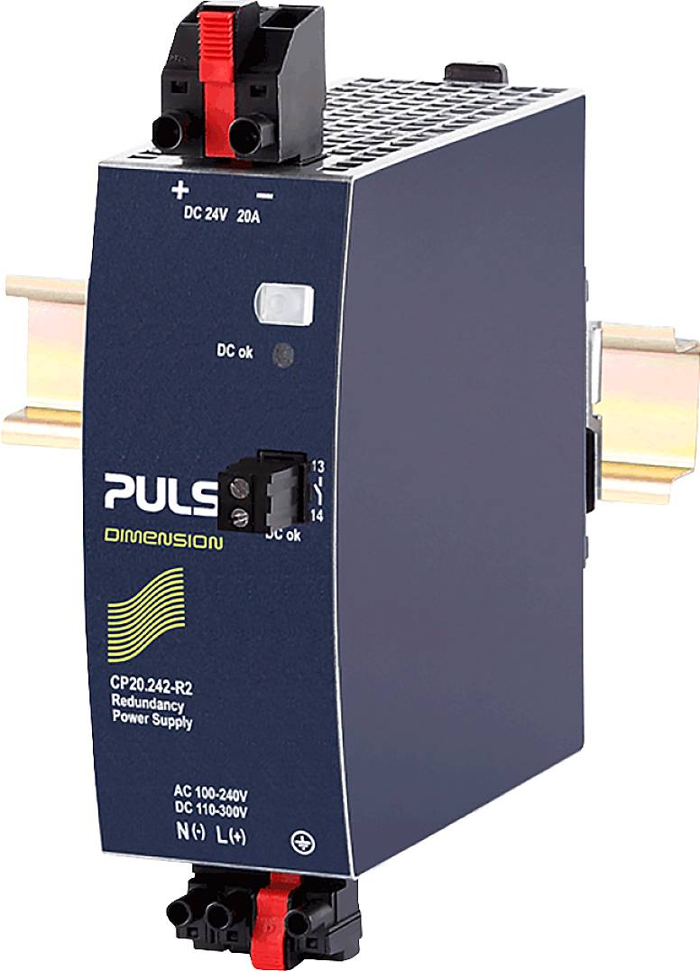 PULS Rail mounted redundancy (DIN) 24 V 20 A 480 W 1 x