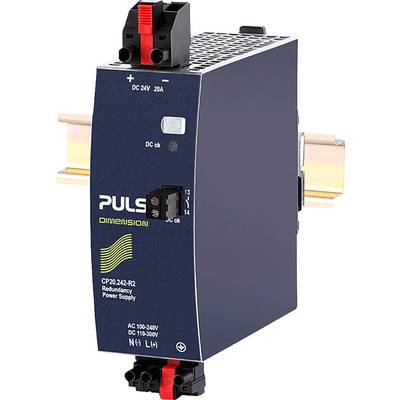   PULS  Puls  Rail mounted redundancy (DIN)    24 V  20 A  480 W  No. of outputs:1 x    Content 1 pc(s)