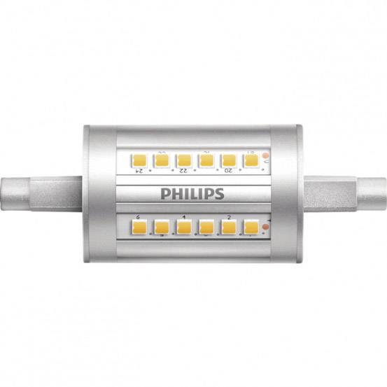 Philips LED 929001339002 LED (monochrome) EEC E (A - G) R7s Rod shape 7.5 W = 60 W Warm white (Ø x H) 29 mm x 78 mm dimmable 1 pc(s)