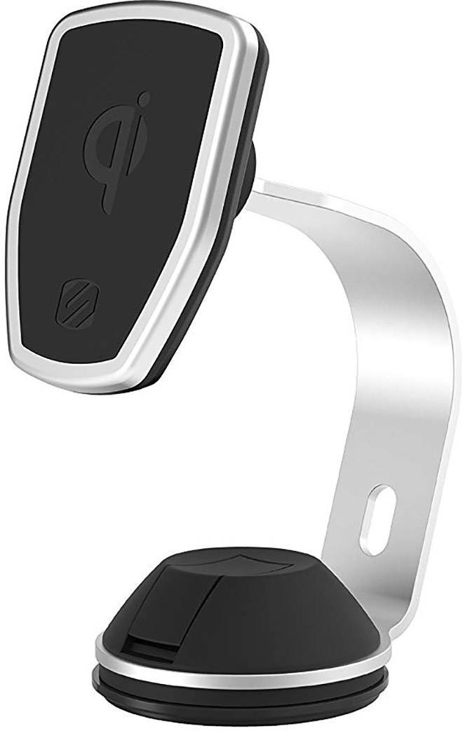 Scosche Wireless charger 2000 mA MagicMount Pro Home MPQ2OH-XTSP5 Outputs Inductive charging standard Black, Silver