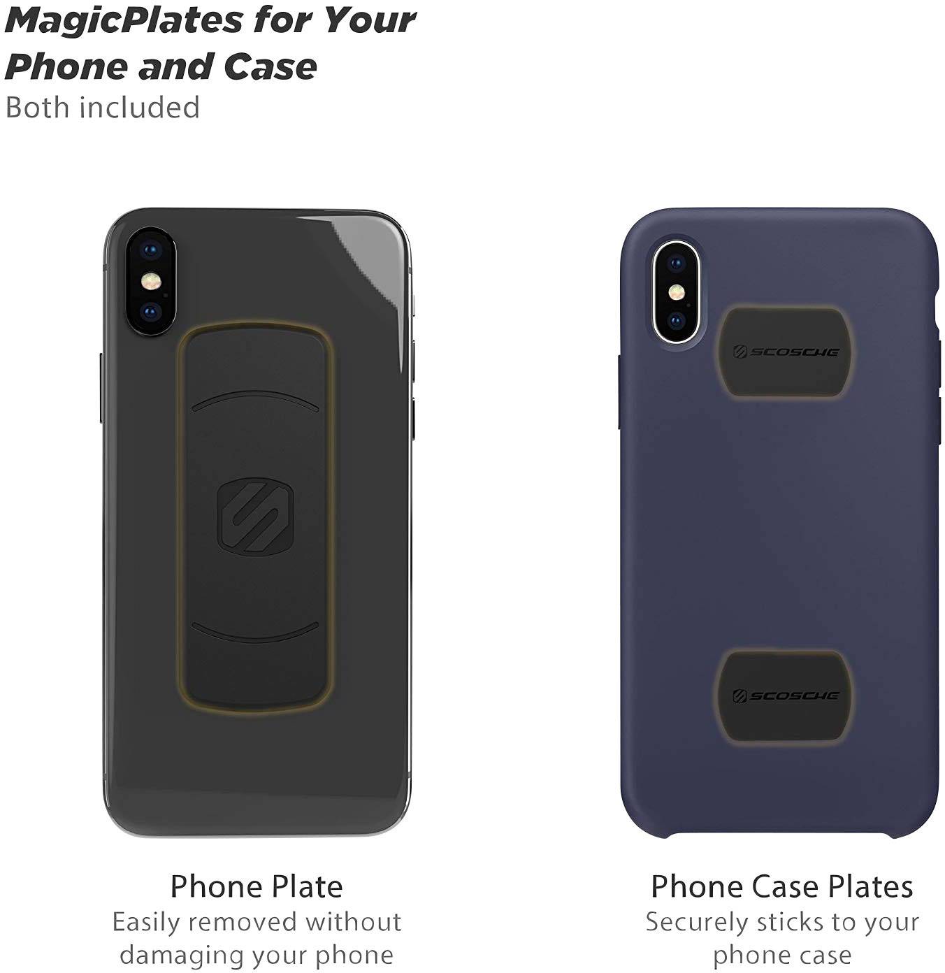 Scosche Wireless charger 2000 mA MagicMount Pro Window MPQ2WD-XTSP Outputs Inductive charging standard Black, Silver-6