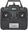 Black remote control with two joysticks and a 2.4 GHz frequency display. Brand name 'Amewi' and inscription 'Radio Control'.