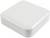 A square, white plastic enclosure with rounded corners, resembling a modern router or electronic component.