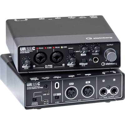 Audio interface Steinberg UR22C incl. software
