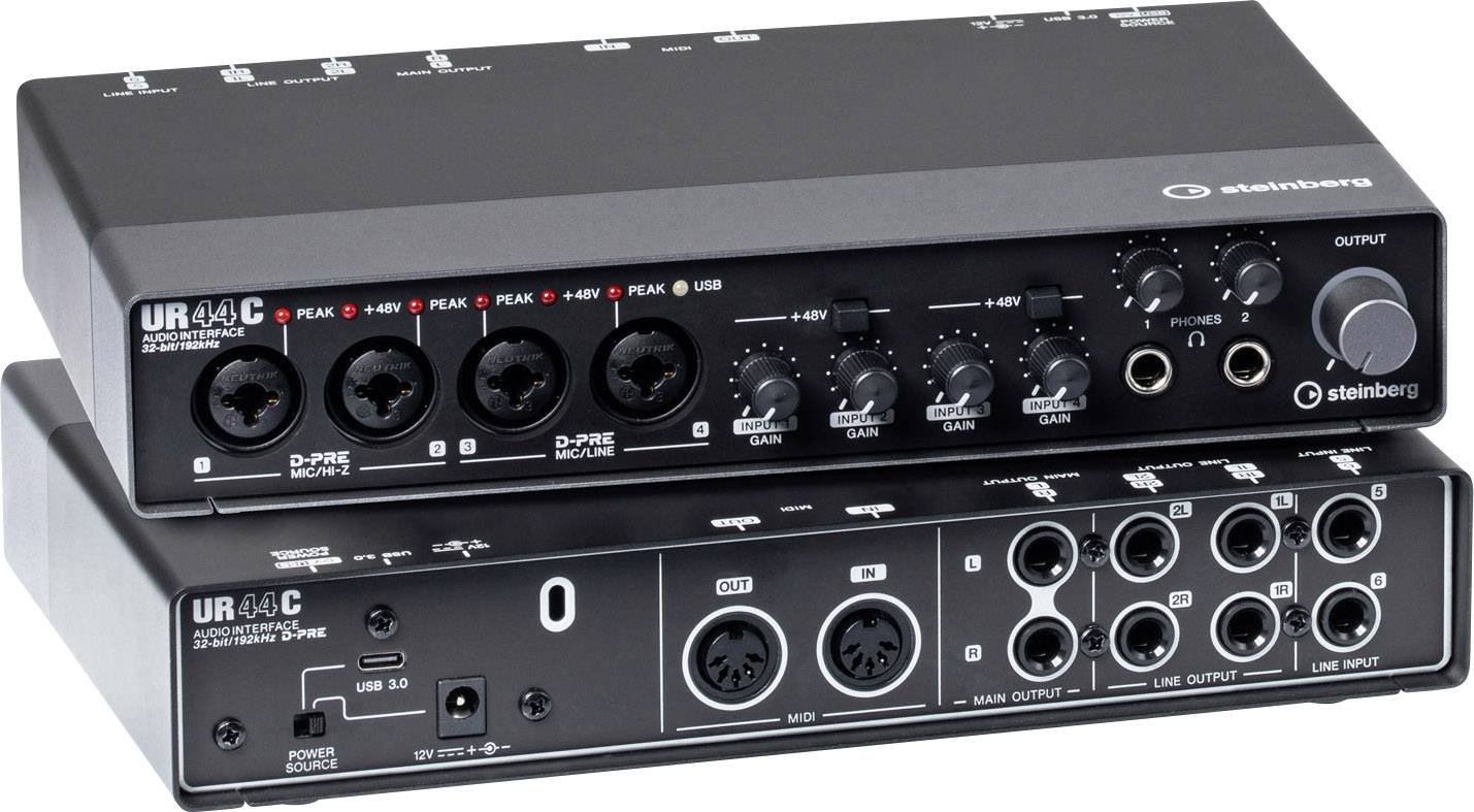Audio interface Steinberg UR44C incl. software